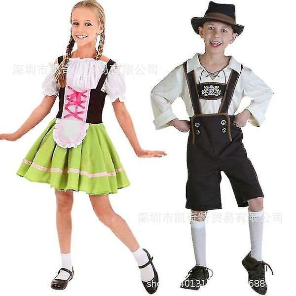 Snabbleverans Kostymer Cospaly Halloween Ny tysk ölfestival Kläder Flickors Stora Barn Förälder-barn Kläder Piga Kostym Dagis Utför 6871 M