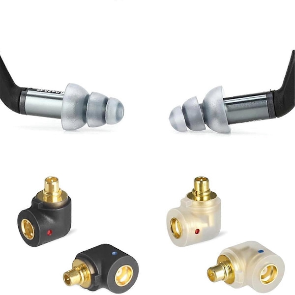 ER Series Headset Adapter, for ER4 ER4SR ER4XR ER3XR ER3SE ER2XR ER2SE Series Headset Hann til MMCX Hunn F