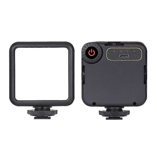Mini Led -valokuvausvalo Led-videovalo 3 kylmäkengällä ja 49 ledillä 5600±200K värilämpötilalla suoraan lähetykseen ja selfieihin