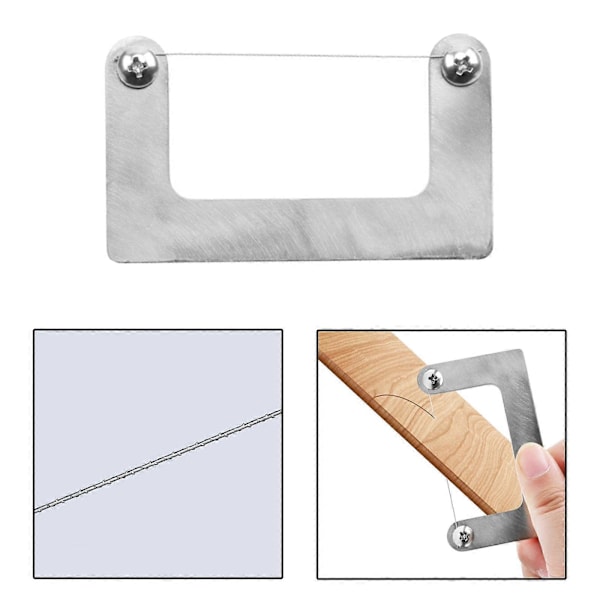 Fret Sav Skæring Træ Metal 8,6 cm x 5,1 cm Kædesav til Fiskeri Havearbejde Backpacking