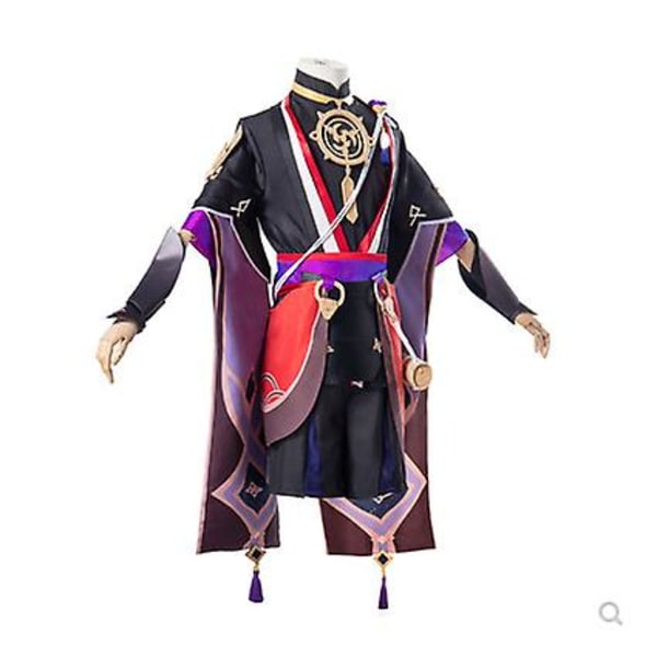 Genshin Impact Cosplay-antrekk Scaramouche-kostyme Genshin Outdoor Cos-kappe Kul Cosplay-drakt M