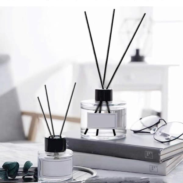 100x Diffuserpinde, Æterisk Olie Pinde Erstatnings Diffuser Refills til Yoga Kontor SPA Diffuser Glasflasker Stue