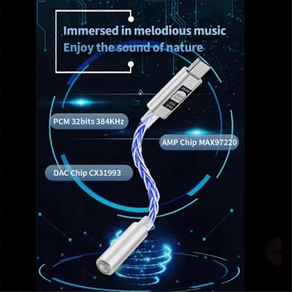 JM6 Pro Type-C - 3,5 mm CX31993 Digitaalinen Audio Kannettava Dekoodausvahvistin Hifi Mobiilikuulokkeet USB JM11 R
