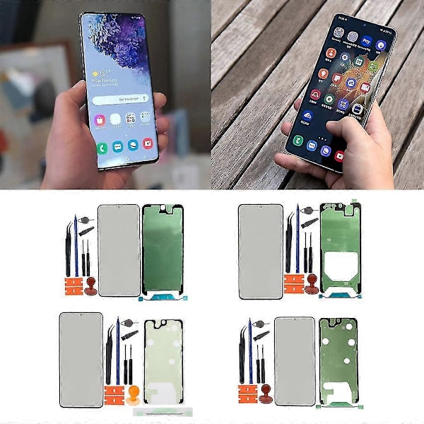 För S21, S21+ Plus, S21 Fe, S21 Ultra 5g Främre Yttre Pekskärm Glas Lins Delar