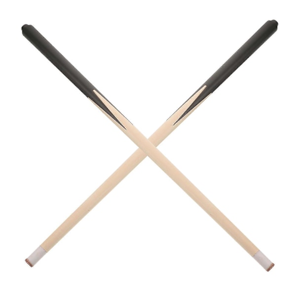 2 kpl Pool Cue Puinen Biljardikeppi Kätevä Keppi Lyhyt Pool Cue Keppi