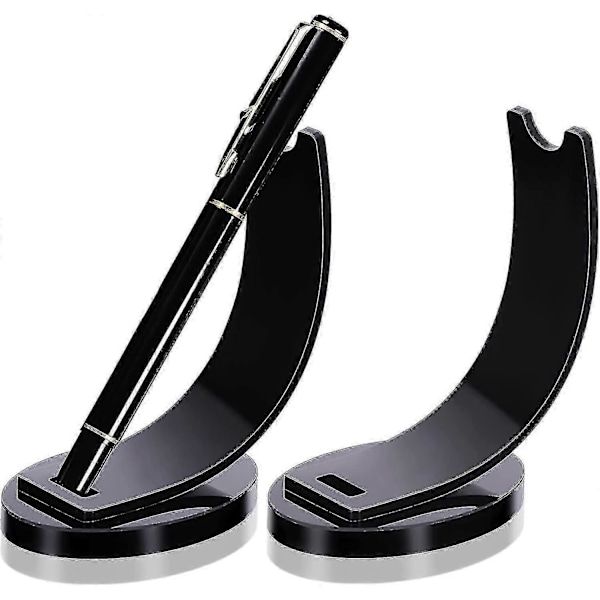 2 stk Akryl Elektronisk Penneholder Blyantsdisplay Stativ