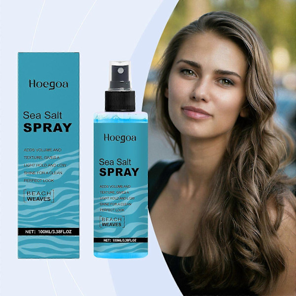100ml Havssaltsspray, Saltspray & Havssalt Hårstyling Havssaltsspray för Hårvolym Män och Kvinnor