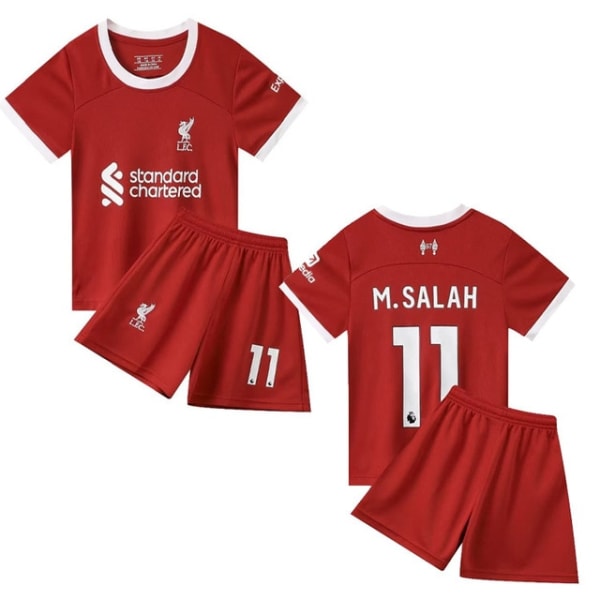 Sommar nya barn Liverpool NO.11Salah sportkläder kostym 26(140-145CM)