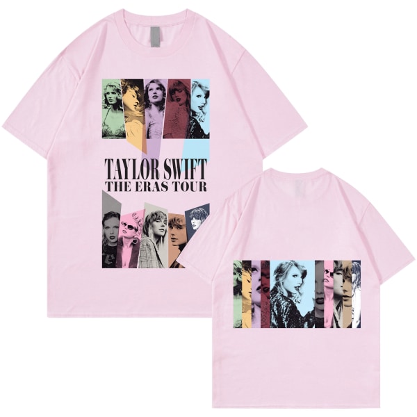 Taylor Swift Fan T-skjorte Trykkt T-skjorte Skjorta Pullover Vuxen Collection Taylor Swift T-skjorte Unisex pink L