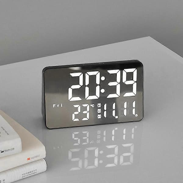 Genopladelig LED Køkken Timer, Digital Køkken Timer, Magnetisk Timer til Køkken/Møde/Klasse 14.5*4.2*9cm
