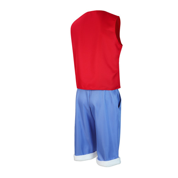 One Piece Luffys cosplay kostume stråhat Klassisk Luffys cosplay kostume Top + pants + hat M