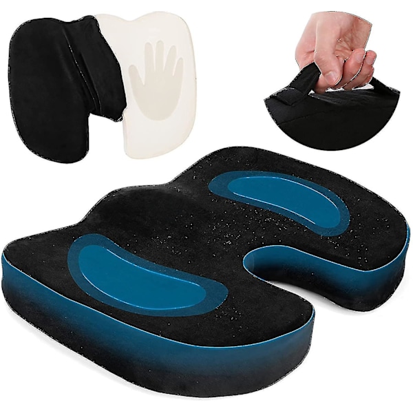 Zk-ortopædisk Siddepude, Memory Foam Siddepude, Til Ergonomisk Hæmoride Siddepude