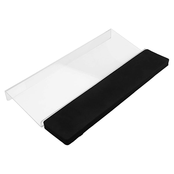 Tastaturstativ og håndleddsstøtte, skrått tastaturstativ med håndleddspute, ergonomisk kontorpultdel for