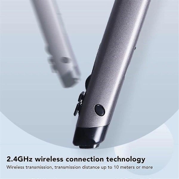 Trådlös Mus Penna 2.4G Optisk Fickpenna Mus med Funktion för Laptop Tablet Smartphone Trådlös