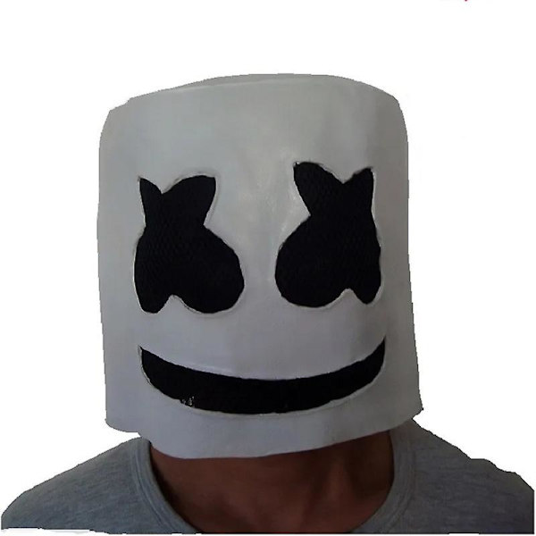 Halloween Mask Cotton Candy -päähineet Latex Mask Live Funny Ball -päähineet