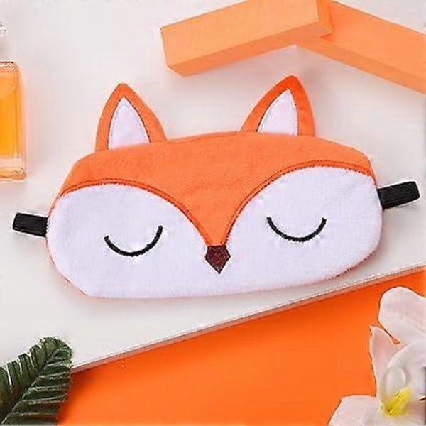 1 st Sovmask, Barns Sovmask Plysch Söt 3D Fluffig Mask för Barn Sovande Andningsbar Resa för Barn Flickor Kvinnor Vuxen