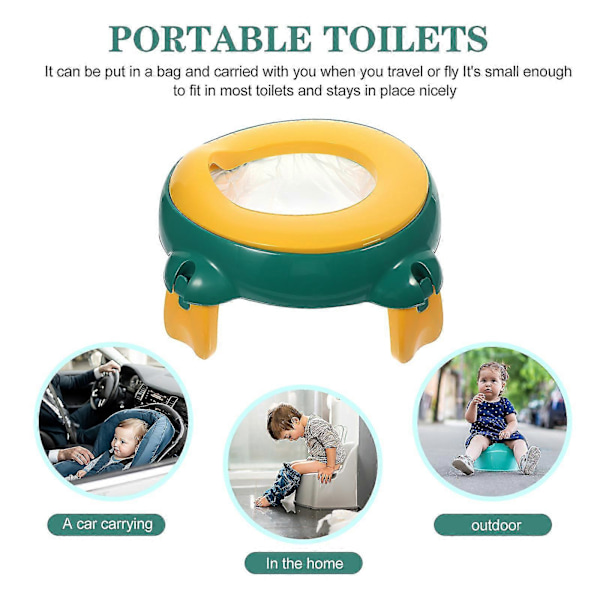 Bærbar toilet bil potte træner 2-i-1 bil potte bil toilet potte børn bærbar toilet børn bærbar potte
