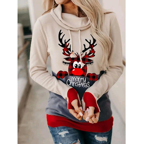 Kvinder Halloween Sweatshirts Græskar Ansigt Dansende Skeleton Skjorte Langærmet Sweater Funny Graphic Pullover style 16 M