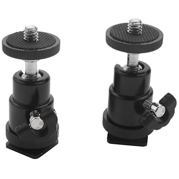 Mini Kulehode [] Med Blitssko Adapter 1/4 Tomme Små Kulehoder Lett Svingbar -ballhea