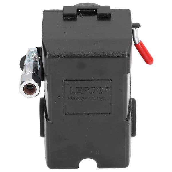 Tryckströmbrytare 4 Hål 4-Vägs Mekanisk Strömbrytarregulator för Luftkompressor 220V 20A 95‑125PSI