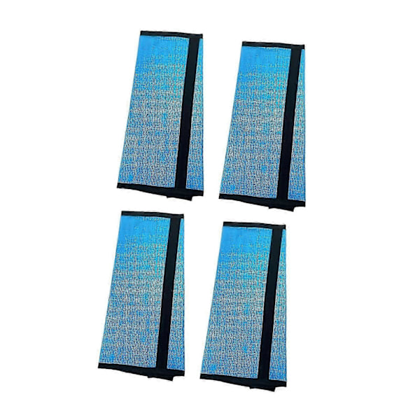 4x Hest Flue Støvler Pustende Mesh Hesteutstyr Robust Store Hest Sportsstøvler Hestebein Wraps for Hoppetrening