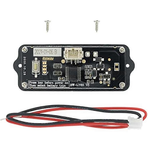 12V LY6W Blybatteri Kapacitetsindikator LCD Digital Display Mätare Litiumbatteri Strömdetektor Voltmeter (Blå)