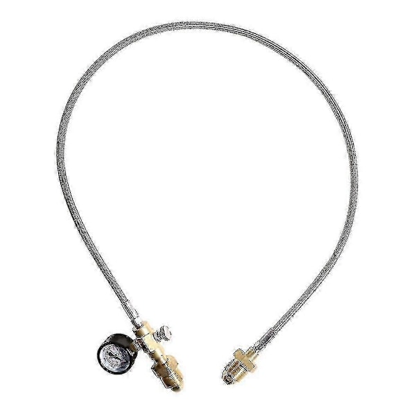 Täyttöaseman siirtoadapteriletku Bs 341 No. 3 (uk) argonkaasupullolle, heliumille tai Co2 Tran Xxf