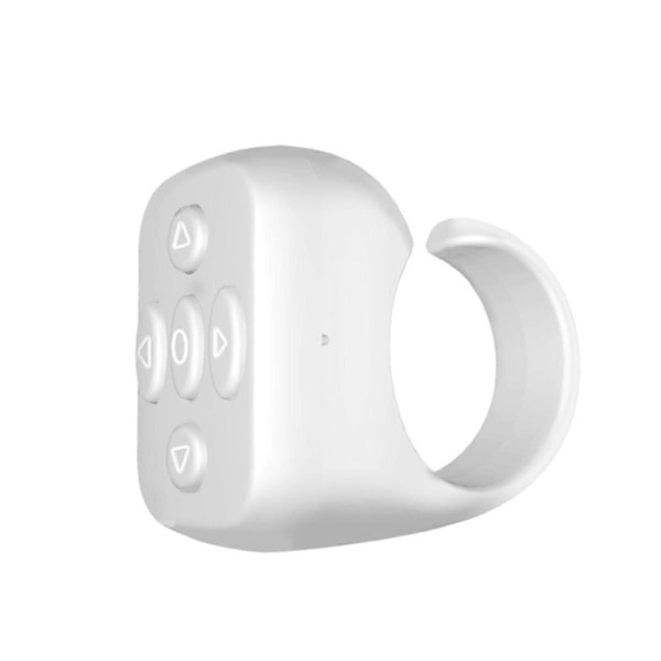 Langaton Bluetooth Air Mouse Mobiili Selfie Lazy Instant Kaukosäädin Sormus Musiikkivideo-ohjain f