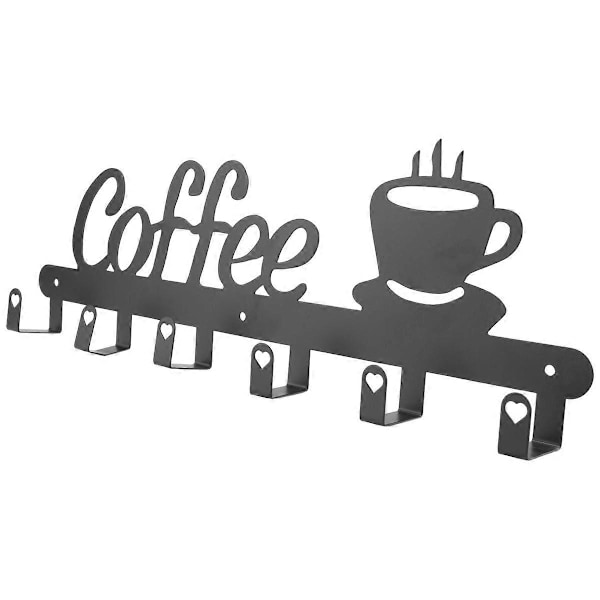 Kaffekoppholder Veggmontert, Kaffebar Dekor Skilt, Kaffekoppstativ Holder, Kaffeskilt Kopphenger, Co