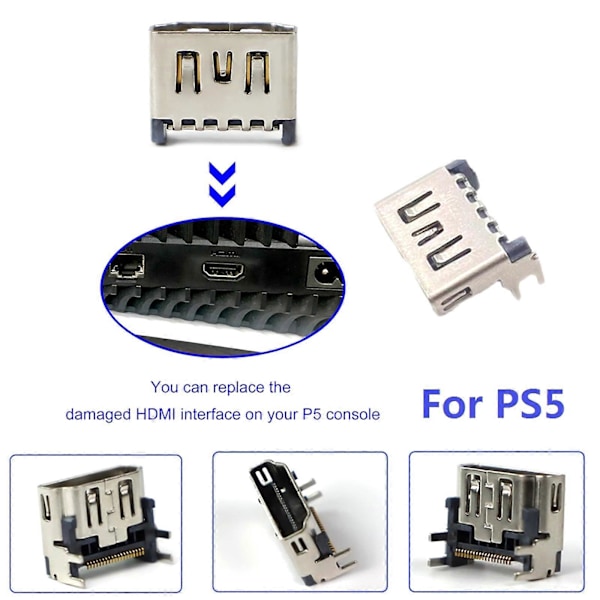 Socket Interface HDMI-kompatibel Port for Sony Erstatningsdeler Kobling