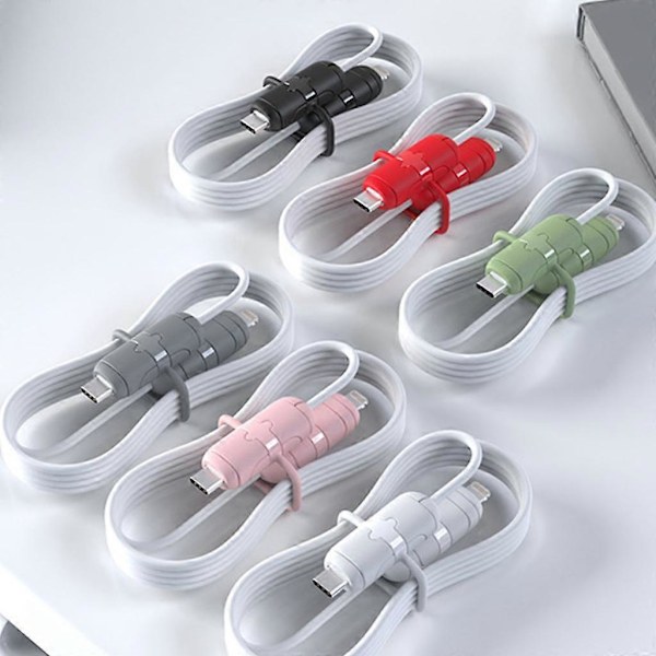 USB-ledning Android Kabelbeskytter Oplader Tegneserie Bid Datakabel Beskyttere
