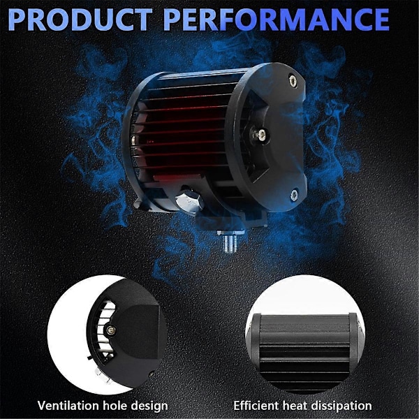 LED-valopalkki, LED-valokennot 4 tuumaa 60W 6000Lm LED veneeseen ja lava-autoon