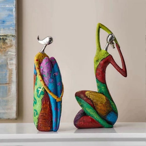 Nordisk Stil Abstrakt Heminredning Figur Skulptur Vardagsrum B