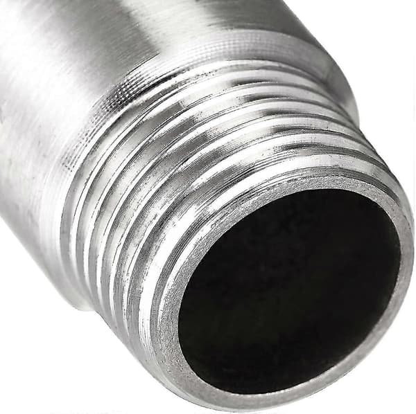 Brusehovedforlængerarm Rustfrit Stål 1/2pt Han Til 1/2pt Hun Gevind 30mm Længde Støbt Rørfitting Kobling 2 stk