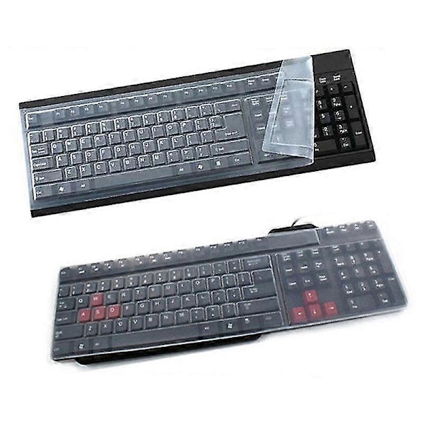 Tastaturbeskyttere universal silikone desktop computertastaturdækning