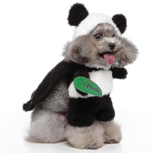 Hurtig levering Hundekostume Sjovt Halloween-kostume Julekostume Nyhed Sjov Kattefest Cosplay Kostume-panda-tema M