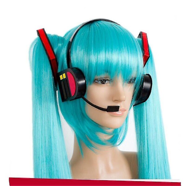 Hurtig forsendelse Miku kostume Japan midi kjole kvindelige outfits til halloween nytår fest fulde sæt med paryk Costume headwear wig Xxl