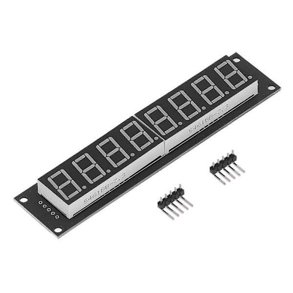 Blå LED Segmentdisplay Tub 8 Siffror 0.56in Digital Drivmodul 74HC595 5V 3 Pin IO