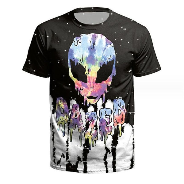 Halloween Skeleton Men Pojkar T-shirt style 5 5XL
