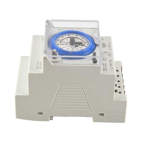 Analog Mekanisk Kontakt 110V-220V 24 timer Daglig Programmerbar 15min Indstilling Tidsrelæ SUL181D Hot