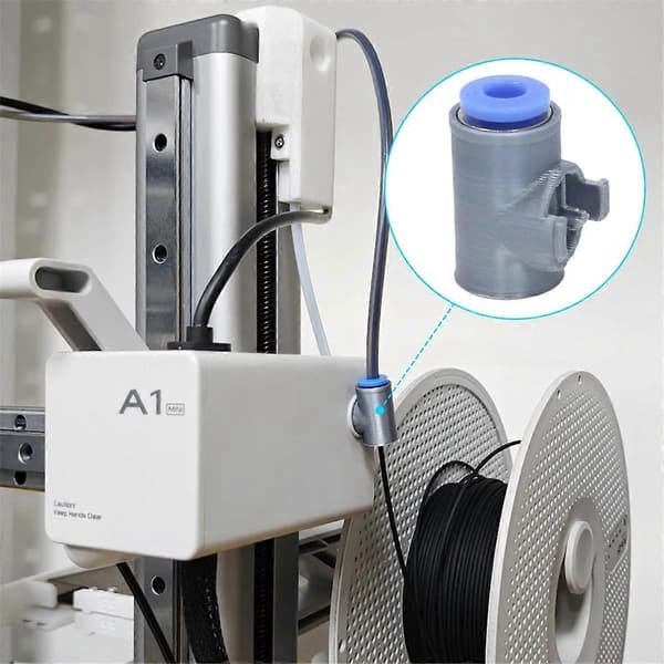 For Bambu Lab A1/A1 Mini PTFE Tube Connector 3D-printerdeler 1 stk