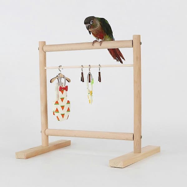 Papegøjer Flyvedragter Display Stand Organizer Hænger Rack til Kostumesæt