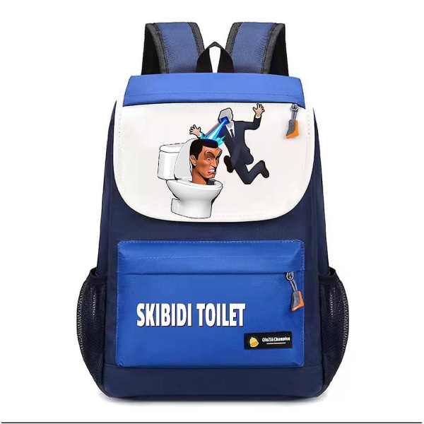 Skibidi Toilet Børnerygsæk Hot Game Store Skoletasker Til Drenge Piger Skoletaske Rygsæk Rullesæk Skoleartikler Taske Gave CSR32 Size 26x11x34cm