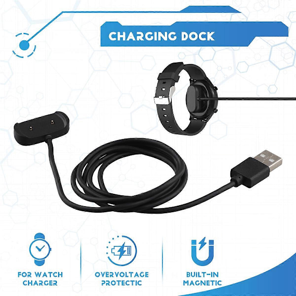 Opladningsdock til Huami 2 2E/ 2 2E Mini/ U/ Pro Hurtig Opladningskabel Magnetisk Opladerbase