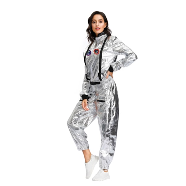 Halloween-asu vaeltava maanavaruuspuku ryhmäjuhliin Cosplay-univormu mies man 1 XL