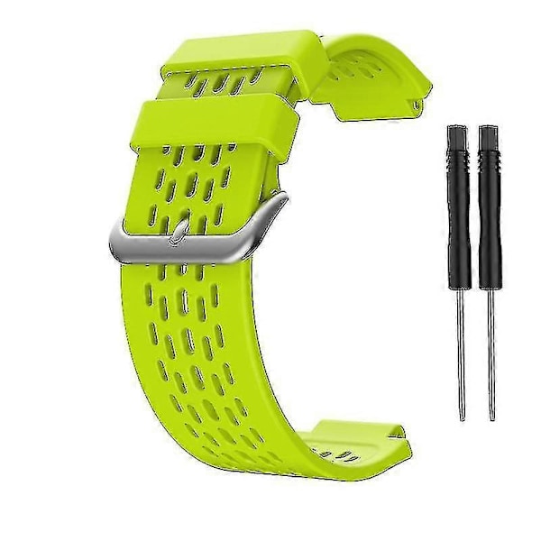 Mjukt silikon Ersättningsarmband Andningsbart Sportarmband för Garmin- Approach S4/s2 Vivoactive A c