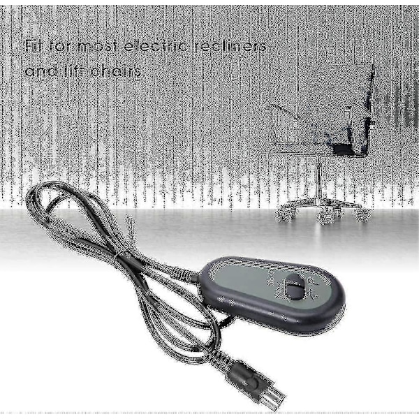 Elektrisk Recliner Fjärrkontroll Abs 2 Knappar Manuell Kontroll För Recliner Stol Soffa Elektrisk Lyftstol Säng Avkoppling Massagebord Wuqx