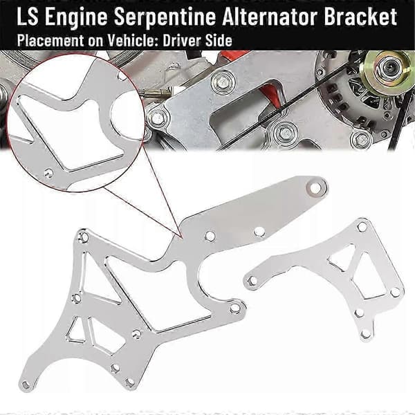Passar för LS-motor Serpentin Fäste Generator Servostyrningspump Swap Konvertering