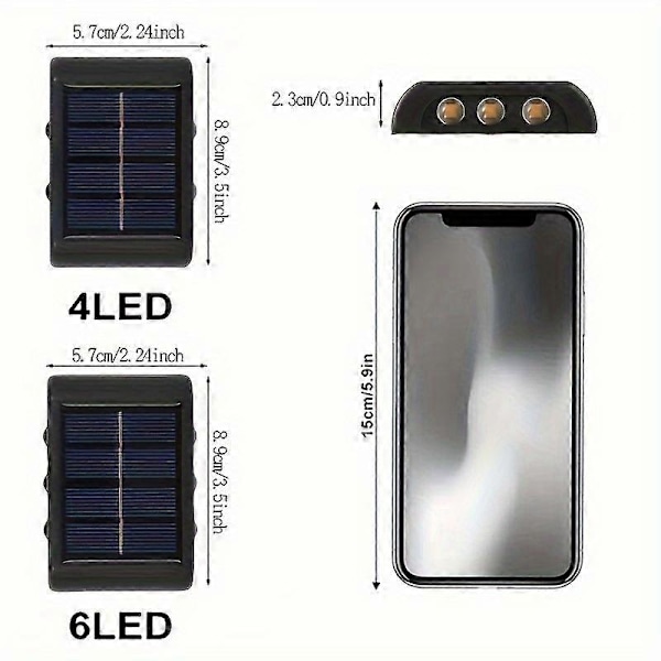 Nya modeller lyser upp ditt utomhusutrymme med 2 st Solar Up & Down vägglampor!