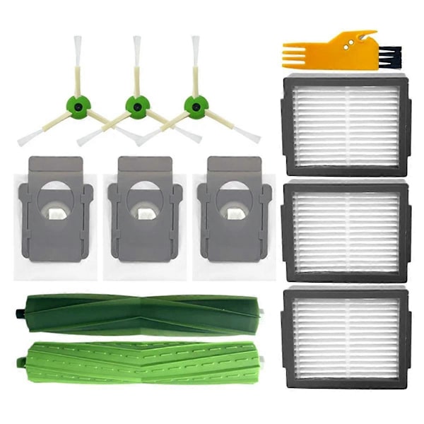 Til Romba J7+ / J7 / J9+ Rulle Sidebørste Hepa Filter Støvpose Robot Støvsuger Reservedele Ac